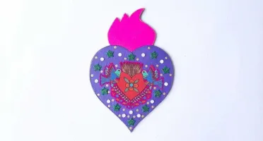 Enfeite de Parede Divino Roxo