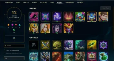 Conta bronze 3 com 35 Champs e 6 Skins + 855 RP