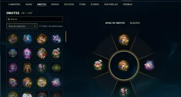 Conta bronze 3 com 35 Champs e 6 Skins + 855 RP