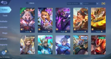 Conta Mlbb Top Claude | Claude Prime | Lunox Legend | Kimmy