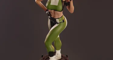 Sonya Blade 3D - Arquivo .Stl Para Impressão 3D