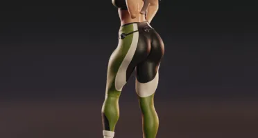 Sonya Blade 3D - Arquivo .Stl Para Impressão 3D