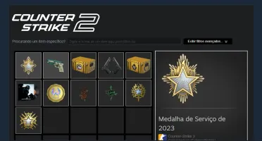 CS2 Prime 4 Medalhas - LEVEL 17500