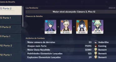 Conta Genshin impact AR 58 desapego