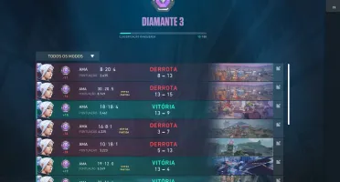 conta de valorant acesso full e dima 3