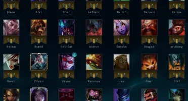 Conta LoL NV96, Ouro 2, 66 skins, Todos os Personagens.