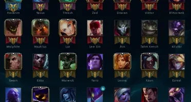 Conta LoL NV96, Ouro 2, 66 skins, Todos os Personagens.