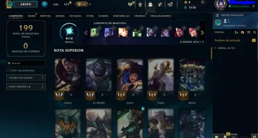 Conta Esmeralda Iv - 6 Anos De Existencia  Lvl 75 100% A Mao