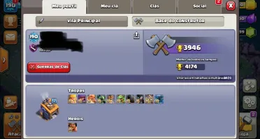 CONTA CLASH OF CLANS CV 12