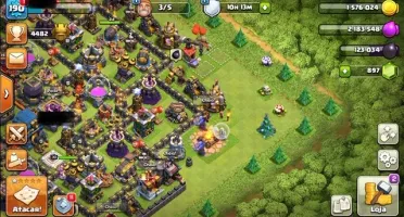CONTA CLASH OF CLANS CV 12