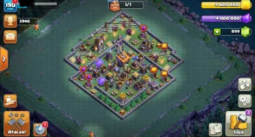 CONTA CLASH OF CLANS CV 12