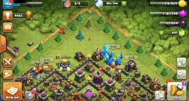 CONTA CLASH OF CLANS CV 12