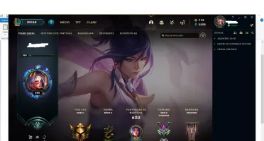 Conta LoL gold 1 platina ultima season