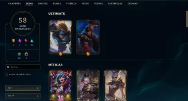 Conta LoL e Valorant bem usadas