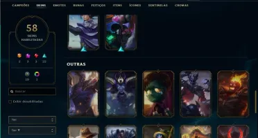 Conta LoL e Valorant bem usadas