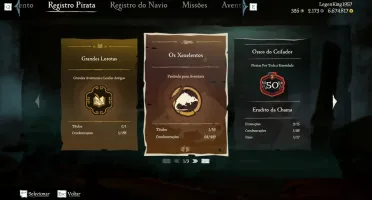 Conta de Sea of Thieves - Pirata Lendário