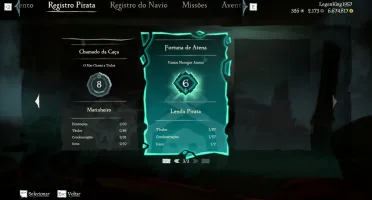 Conta de Sea of Thieves - Pirata Lendário