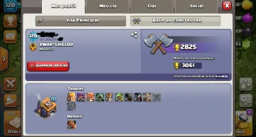 Conta Clash of clans CV10 Semi-Full BARATO