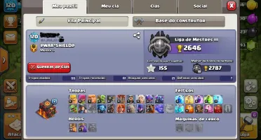 Conta Clash of clans CV10 Semi-Full BARATO