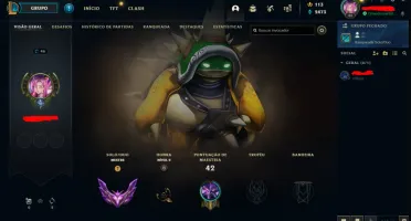 CONTA LOL MESTRE 60% WINRATE