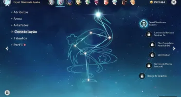 AR 36 Ganyu + Ayaka C1 com Falcão