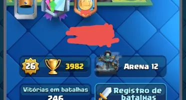 Conta de Clash Royale