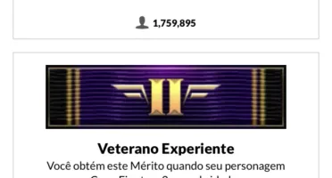 Conta Barrinha Crossfire 3 Anos