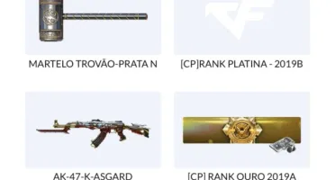 Conta Barrinha Crossfire 3 Anos