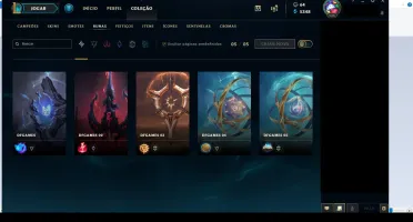 CONTA OURO 3 LVL 143 plat na season 7 gold na 8