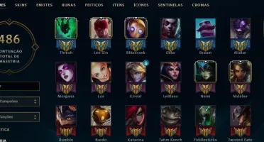CONTA OURO 3 LVL 143 plat na season 7 gold na 8