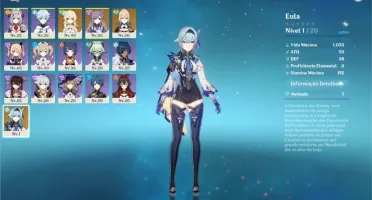 GENSHIN IMPACT / AR 28 / Eula + Keqing + Jean