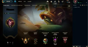 Conta Mordekaiser estrela negra Gold 4