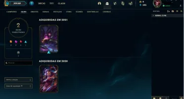 Conta Mordekaiser estrela negra Gold 4