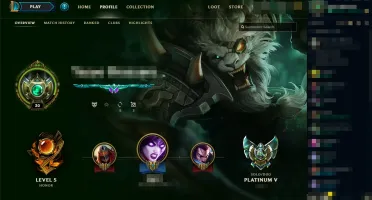 Conta de League of Legends