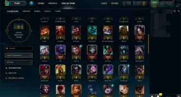 Conta de League of Legends