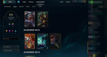 Conta de League of Legends