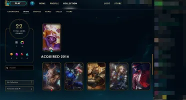Conta de League of Legends