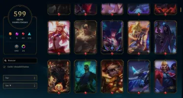 Conta DIAMANTE 3, 600 Skins, vários Emotes e Icones;