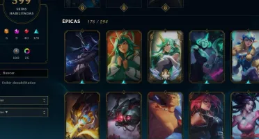 Conta DIAMANTE 3, 600 Skins, vários Emotes e Icones;