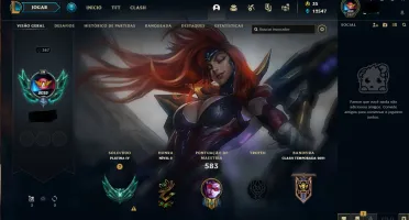 Conta com 175 Skins + 19 Skins em espólio Todos Champs.