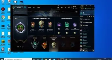 Conta lol platina 4 solo duo e flex, 169 skins