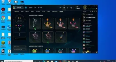 Conta lol platina 4 solo duo e flex, 169 skins