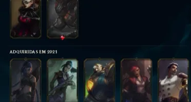 CONTA DE LOL PLATINA 3, COM SKINS BARATINHA PRONTA ENTREGA