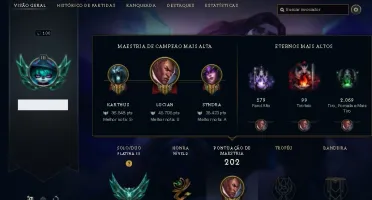 CONTA DE LOL PLATINA 3, COM SKINS BARATINHA PRONTA ENTREGA