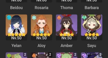 Conta de Genshin