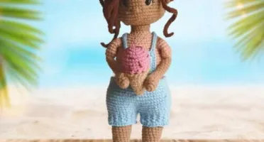Boneca Bia (,bubalu) amigurumi (personalizados)