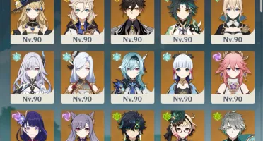 Conta Genshin AR60 (33 personagens t5)
