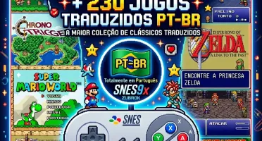 Snex9x Hd + 230 Jogos Traduzidos Pt-Br