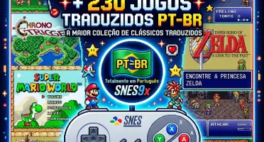 Snex9x Hd + 230 Jogos Traduzidos Pt-Br