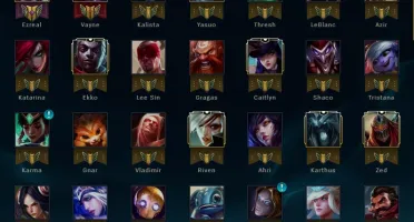 Conta League of Legends 109 champs, 22 skins, prata 3